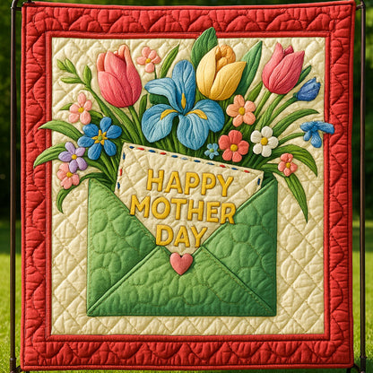 Floral Envelope Quilted Blanket NCU0NT5334