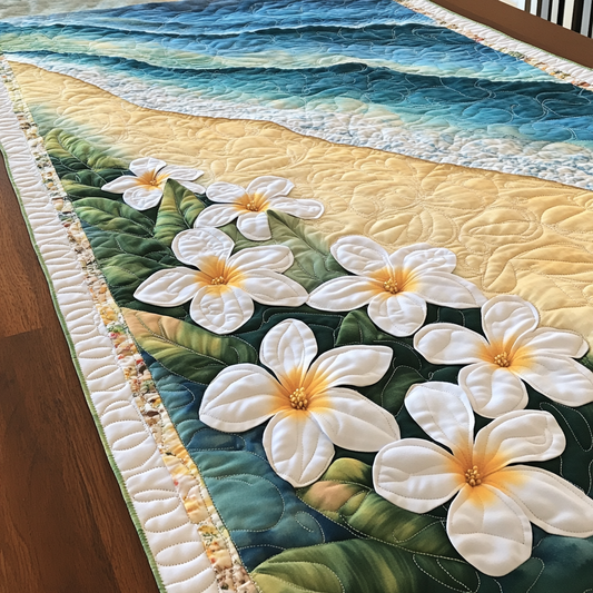 Floral Escape Quilted Table Runner NCU0DK5985