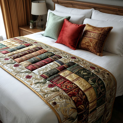 Floral Fiction Quilted Bed Runner NCU0PT8044