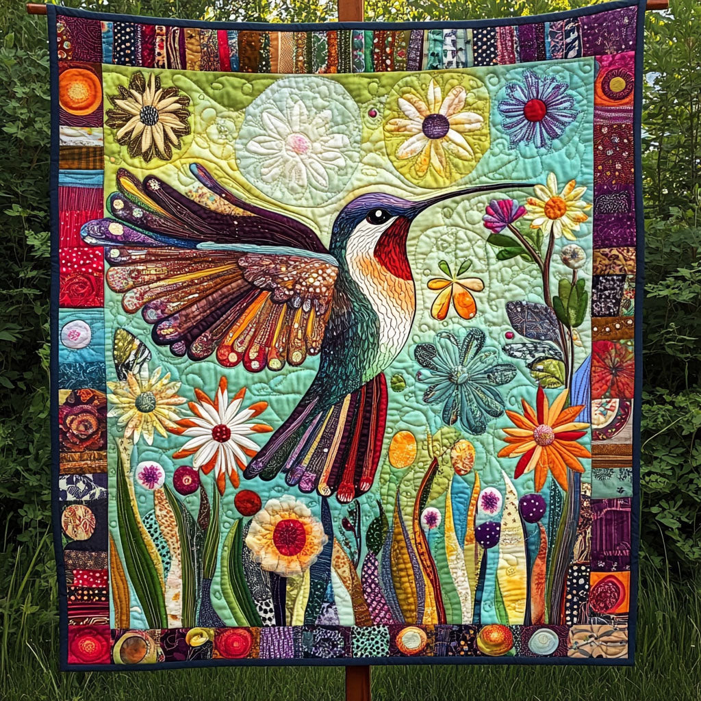 Floral Flurry Quilted Blanket NCU0PT6105