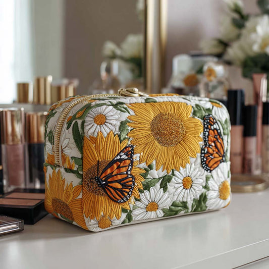 Floral Glow Quilted Makeup Bag NCU0NT10230