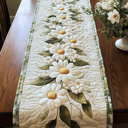 Floral Grace Quilted Table Runner NCU0VL2016