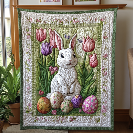 Floral Hallelujah Quilted Blanket NCU0DV4097