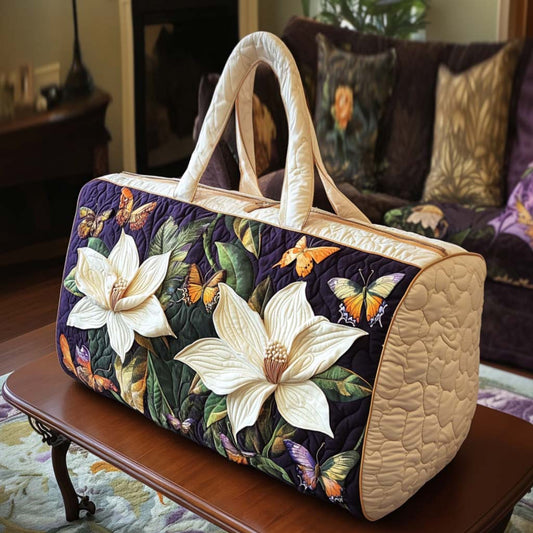 Floral Harmony Quilted Duffle Bag NCU0NT9667