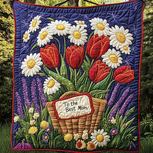 Floral Heart Quilted Blanket NCU0NT5335