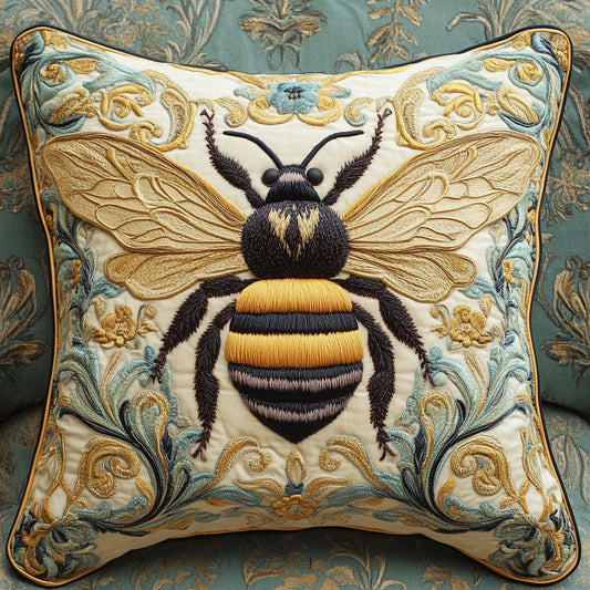 Floral Hive Quilted Pillow Case NCU0NT7156