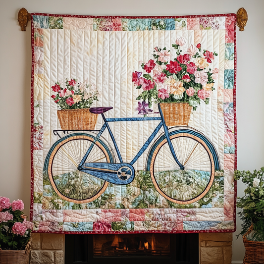 Floral Journey Art Quilt Hanging NCU0TL1015