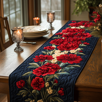 Floral Kiss Quilted Table Runner NCU0DV5049