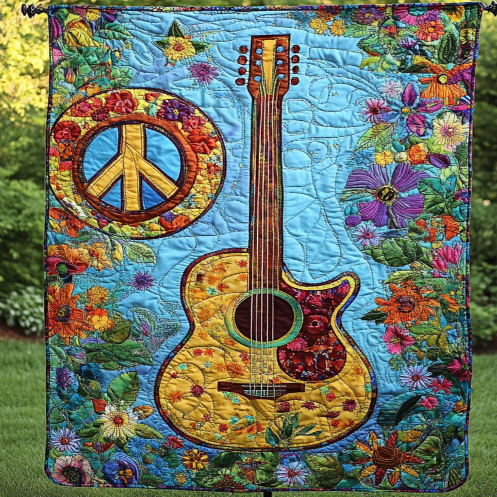 Floral Melody Quilted Blanket NCU0NT5776