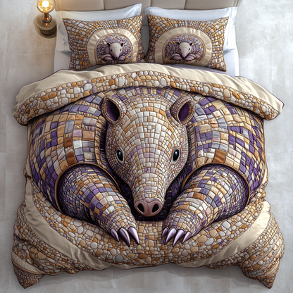 Floral Nest 3-Piece Quilted Bedding Set NCU0DK6544