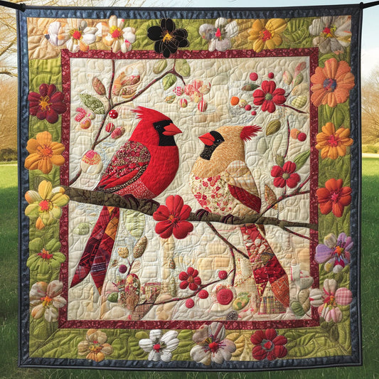 Floral Perch Quilted Blanket NCU0NT4964
