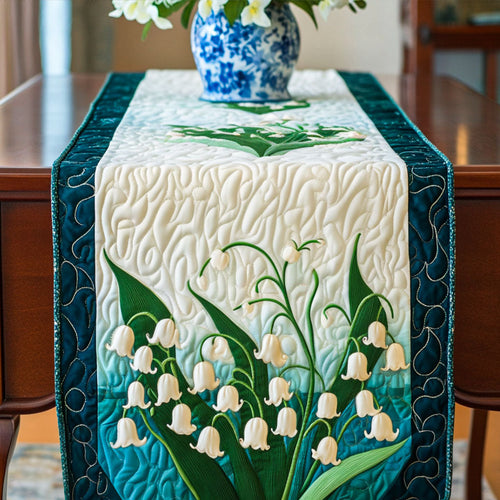 Floral Radiance Quilted Table Runner NCU0NT6071