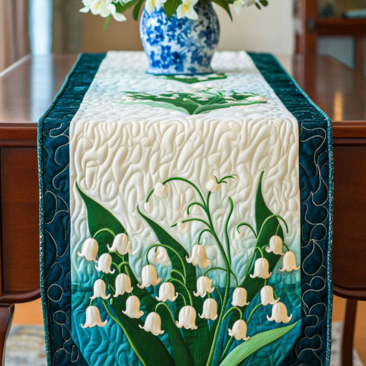 Floral Radiance Quilted Table Runner NCU0NT6071