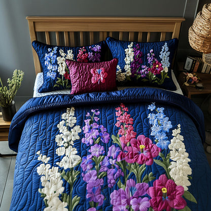 Floral Reflection 3-Piece Quilted Bedding Set NCU0PT6876