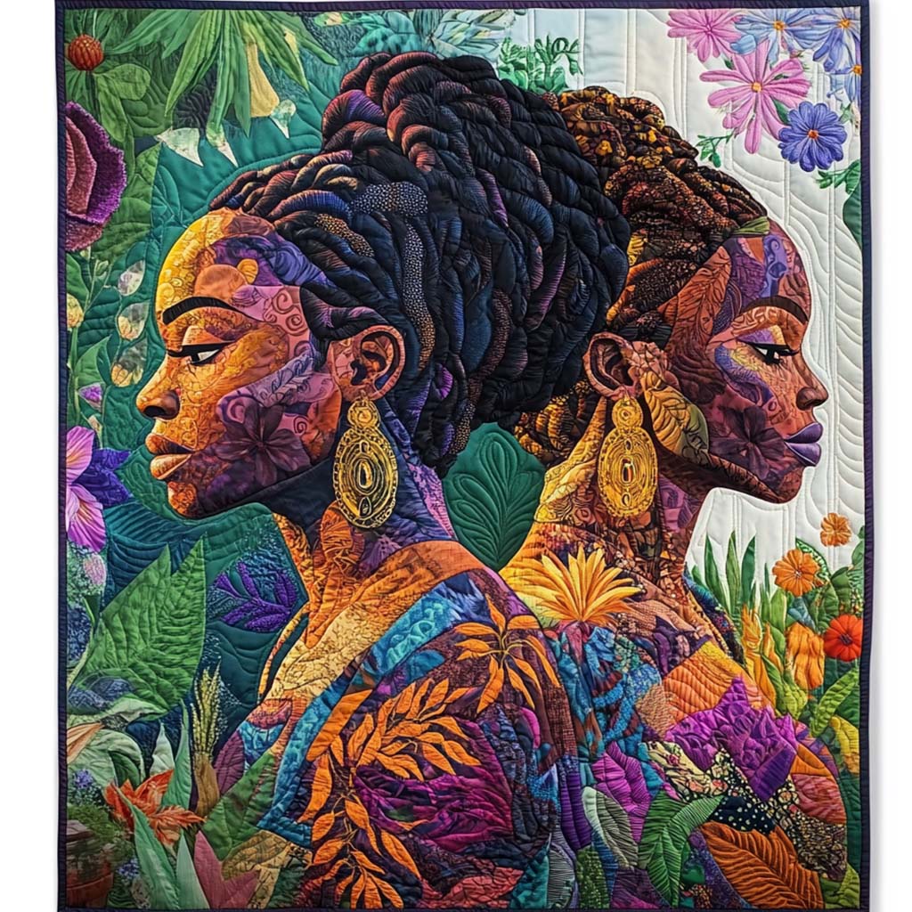 Floral Reflections Quilted Blanket NCU0NT8063