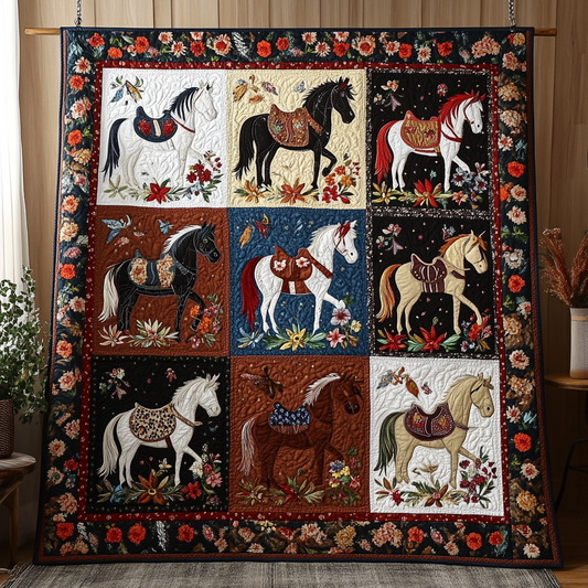 Floral Ride Quilted Blanket NCU0VH4251