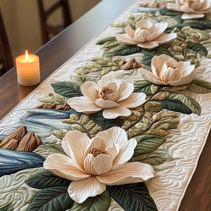Floral River Quilted Table Runner NCU0VH4731