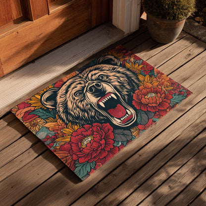 Floral Roar Majesty Doormat NCU0XD1243