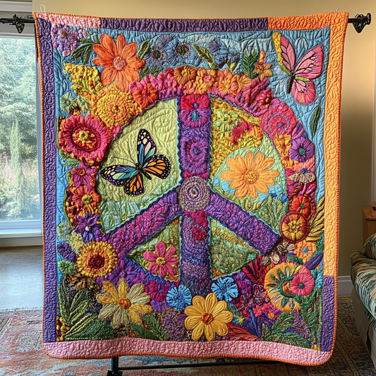 Floral Serenity Quilted Blanket NCU0DK6462