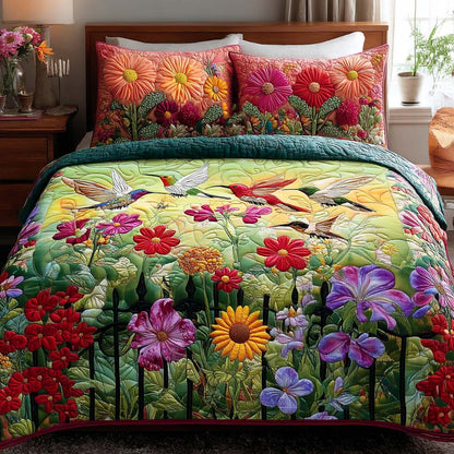 Floral Spirit 3-Piece Quilted Bedding Set NCU0NT10580