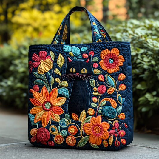 Floral Stroll Quilted Tote Bag NCU0DV7037