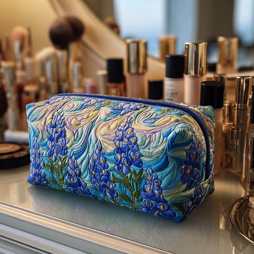 Floral Swirl Quilted Makeup Bag NCU0NT10303