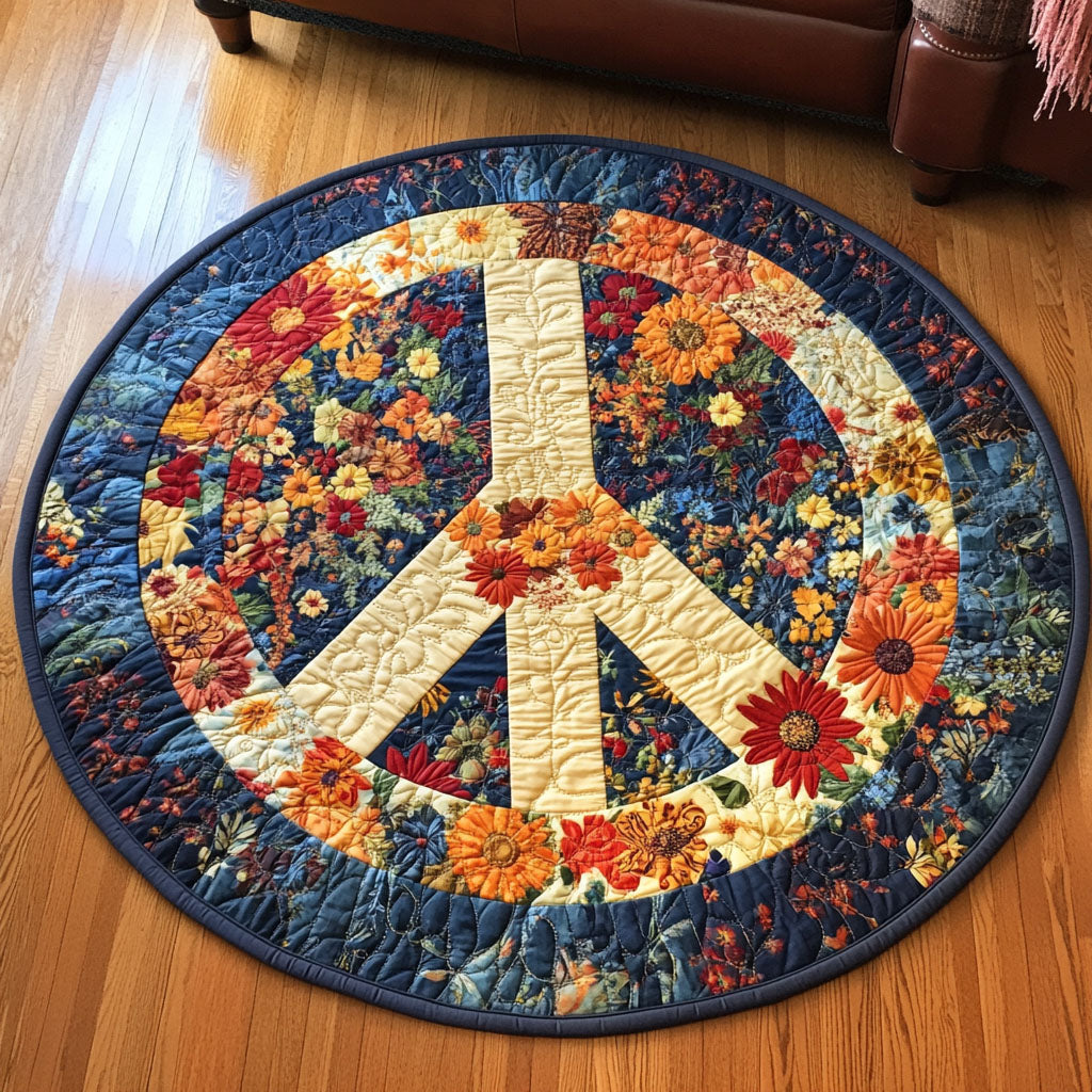 Floral Unity Quilted Round Mat NCU0NT5003 – Vantique