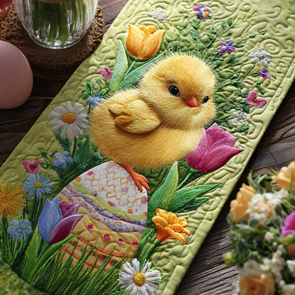 Floral Whimsy Quilted Table Runner NCU0NT12267