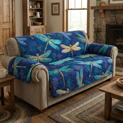 Floral Wings Quilted Sofa Cover NCU0DK12246