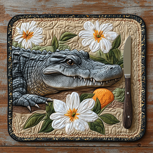 Florida Alligator Quilted Place Mat NCU0DV5666