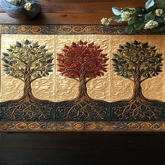 Flourishing Tree Quilted Table Runner NCU0PT3426