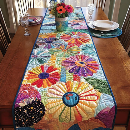 Flower Breeze Quilted Table Runner NCU0PT7247