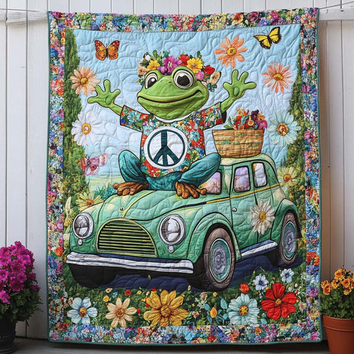 Flower Roadtrip Quilted Blanket NCU0NT7747