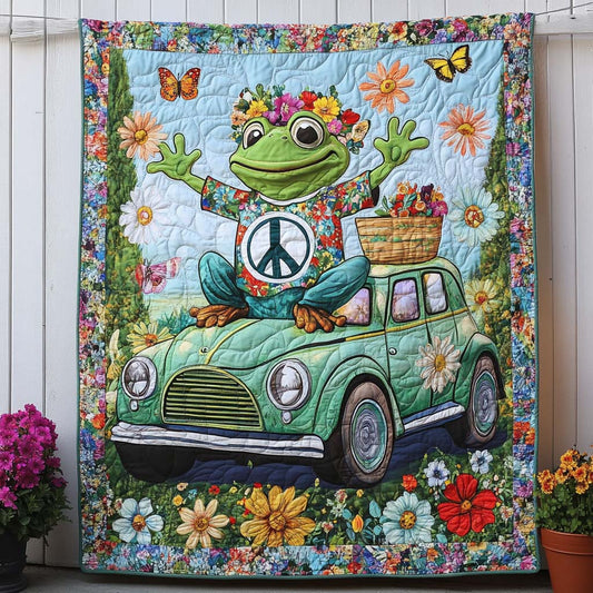 Flower Roadtrip Quilted Blanket NCU0NT7747