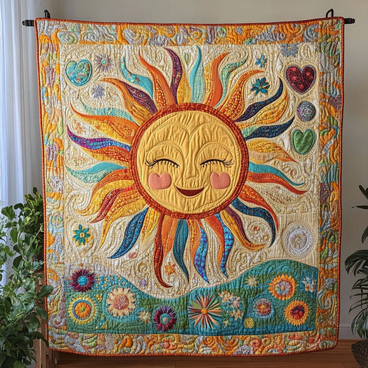 Flowerchild Light Quilted Blanket NCU0PT5527