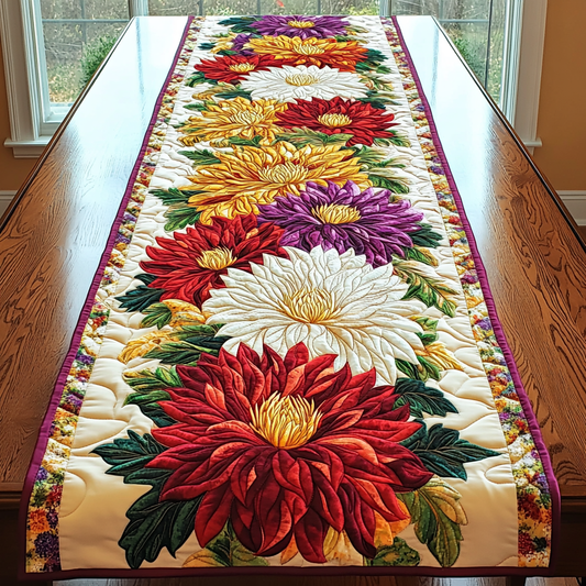 Flowering Fields Quilted Table Runner NCU0DK6311