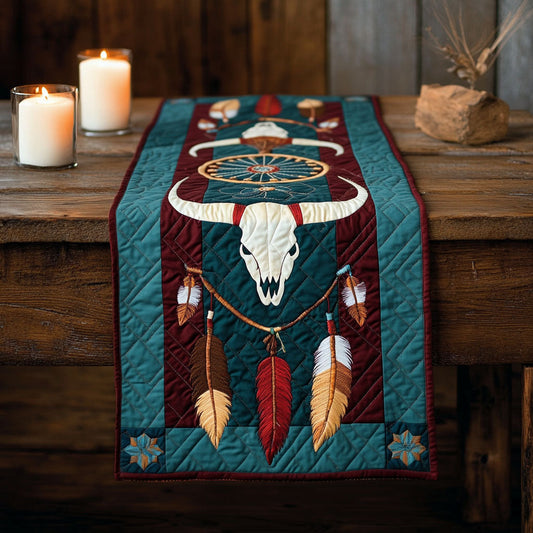 Flowing Elements Quilted Table Runner NCU0PT7064