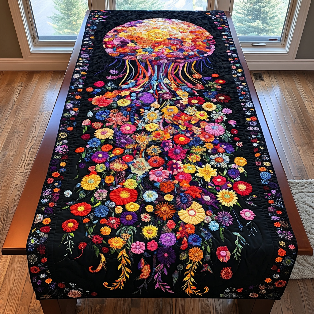 Fluid Motion Quilted Table Runner NCU0DK6897