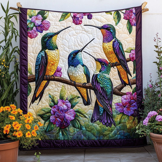 Flutter Bloom Quilted Blanket NCU0NT6926