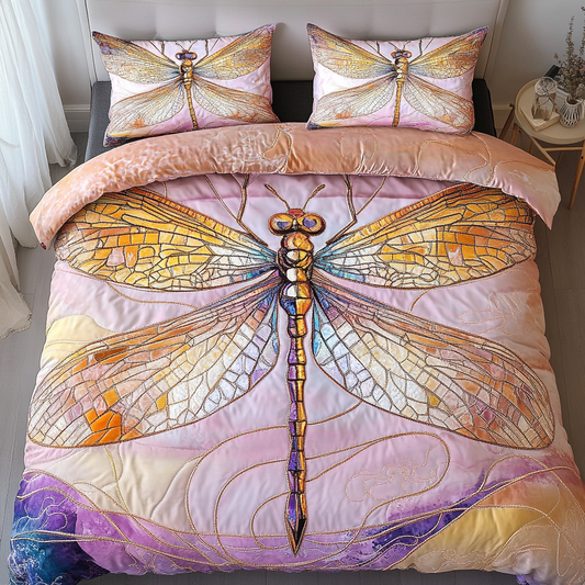 Flutter Dreams 3-Piece Quilted Bedding Set NCU0VH5667