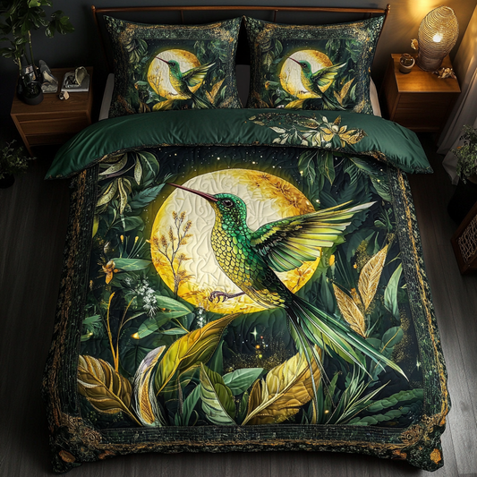 Flutter Glow 3-Piece Quilted Bedding Set NCU0DK6334