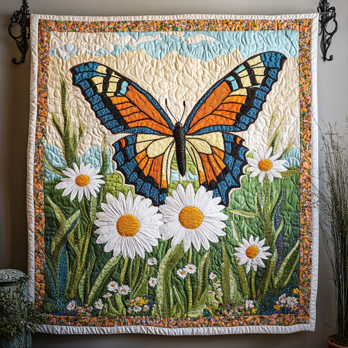 Flutter Wings Quilted Blanket NCU0DK6878