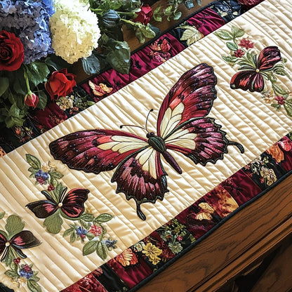 Flutter and Bloom Quilted Table Runner NCU0PT5971