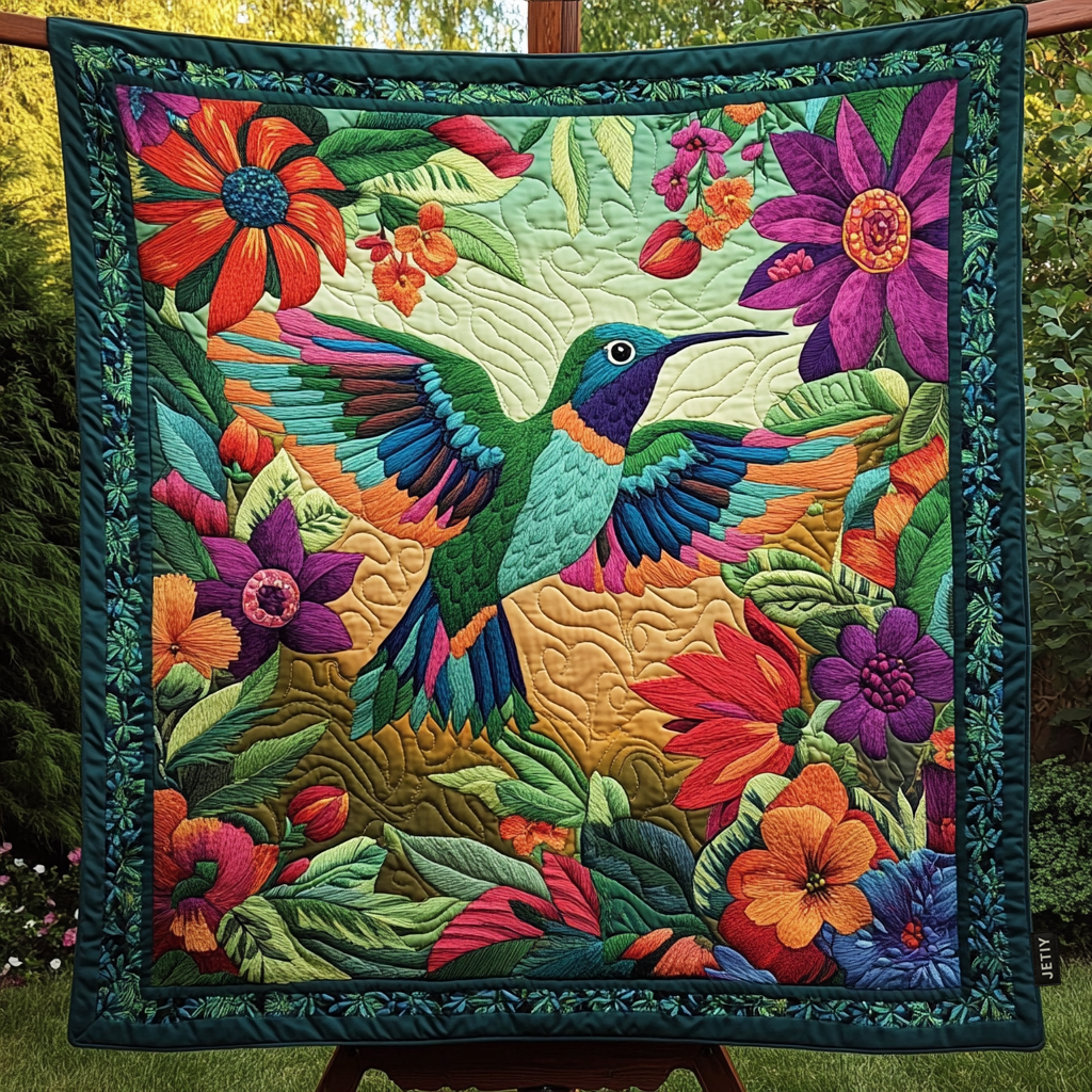 Fluttering Grace Quilted Blanket NCU0DK2332