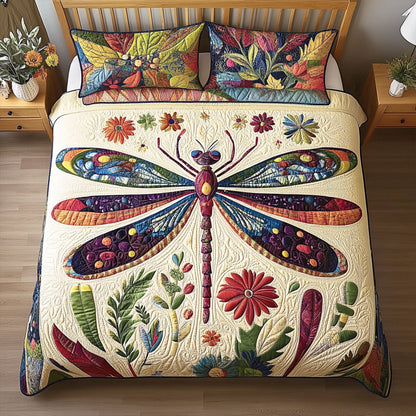 Fluttering Spirit 3-Piece Quilted Bedding Set NCU0PT7666