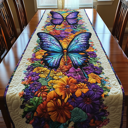 Fluttering Wings Quilted Table Runner NCU0DK6860
