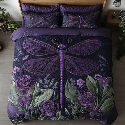 Fly Away 3-Piece Quilted Bedding Set NCU0VH3988