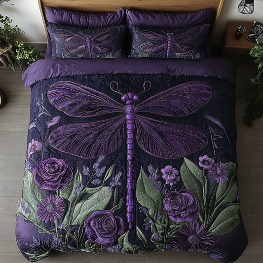 Fly Away 3-Piece Quilted Bedding Set NCU0VH3988