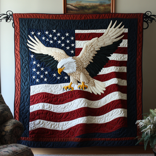 Flying Honor Quilted Blanket NCU0DK8557