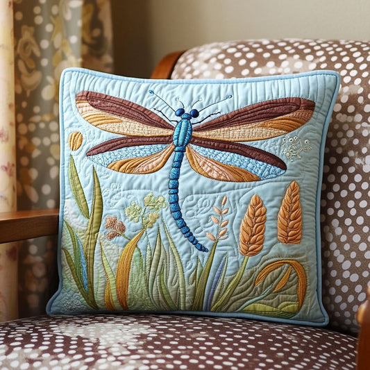 Flying Through Spring Quilted Pillow Case NCU0PT6653